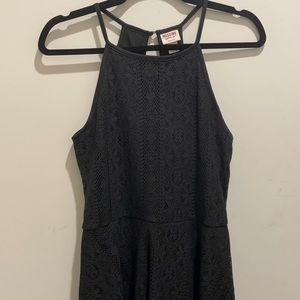 Pretty Black Lace Dress - Size M